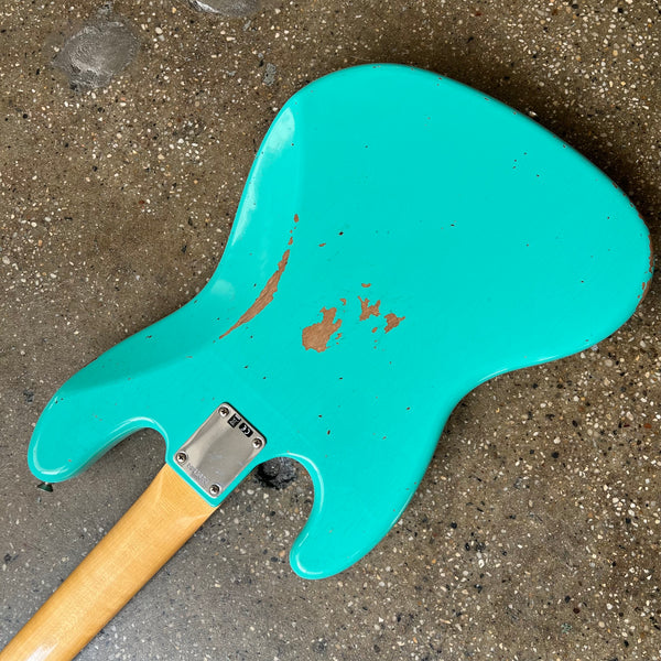 Fender Custom Shop 1964 Jazz Bass Relic 2023 - Sea Foam Green - 12