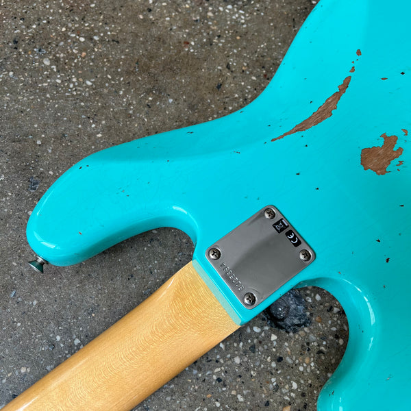 Fender Custom Shop 1964 Jazz Bass Relic 2023 - Sea Foam Green - 13