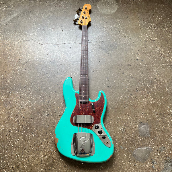 Fender Custom Shop 1964 Jazz Bass Relic 2023 - Sea Foam Green - 2