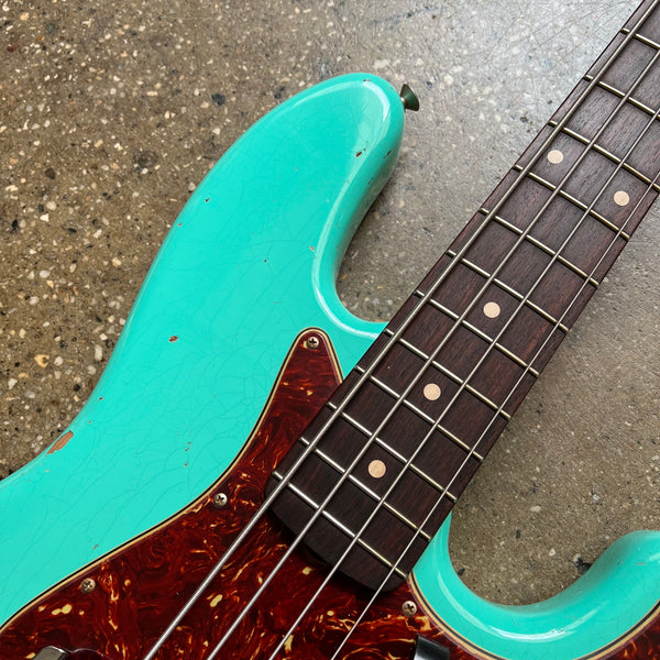 Fender Custom Shop 1964 Jazz Bass Relic 2023 - Sea Foam Green - 3