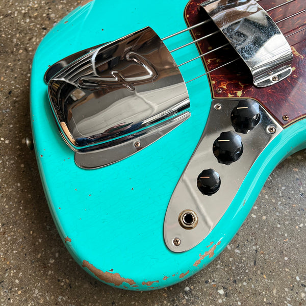 Fender Custom Shop 1964 Jazz Bass Relic 2023 - Sea Foam Green - 4