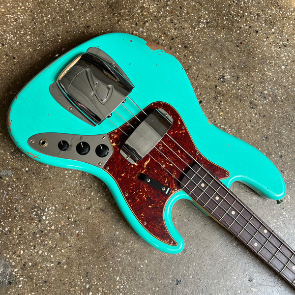Fender Custom Shop 1964 Jazz Bass Relic 2023 - Sea Foam Green - 6