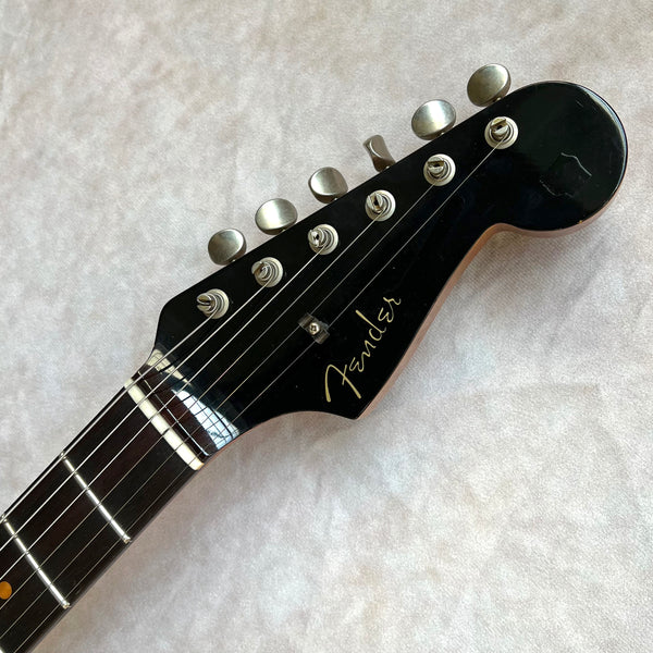 Fender Custom Shop Roasted Dual Mag II Stratocaster Relic Limited Edition 2023 - Aged Black with Matching Headstock - 11