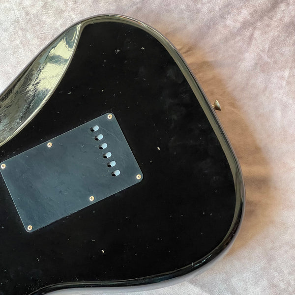 Fender Custom Shop Roasted Dual Mag II Stratocaster Relic Limited Edition 2023 - Aged Black with Matching Headstock - 15