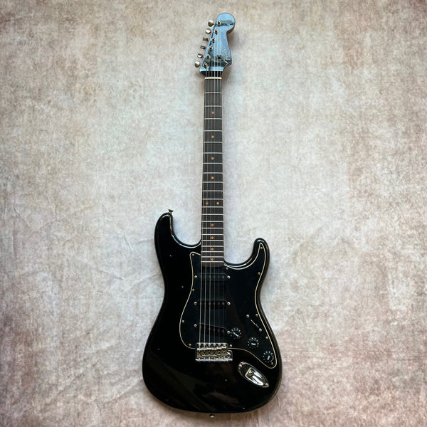Fender Custom Shop Roasted Dual Mag II Stratocaster Relic Limited Edition 2023 - Aged Black with Matching Headstock - 2