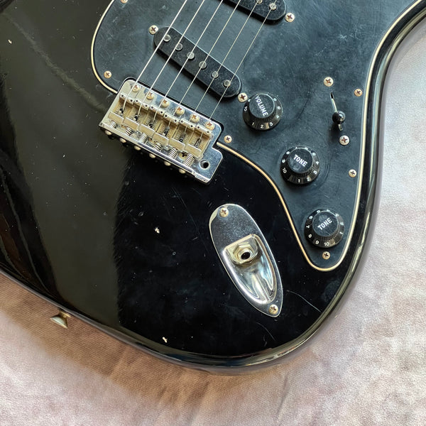 Fender Custom Shop Roasted Dual Mag II Stratocaster Relic Limited Edition 2023 - Aged Black with Matching Headstock - 5