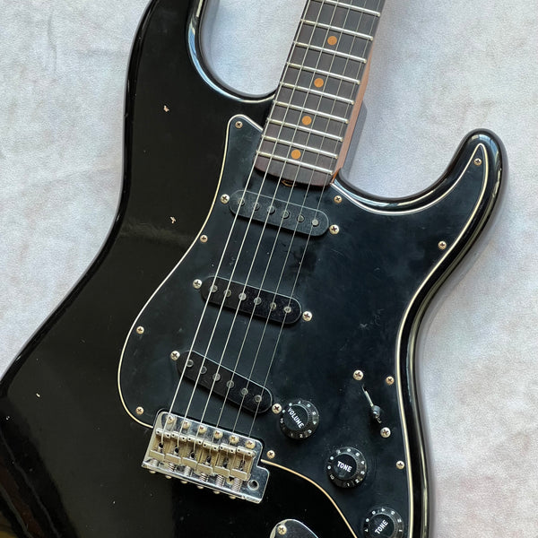 Fender Custom Shop Roasted Dual Mag II Stratocaster Relic Limited Edition 2023 - Aged Black with Matching Headstock - 6