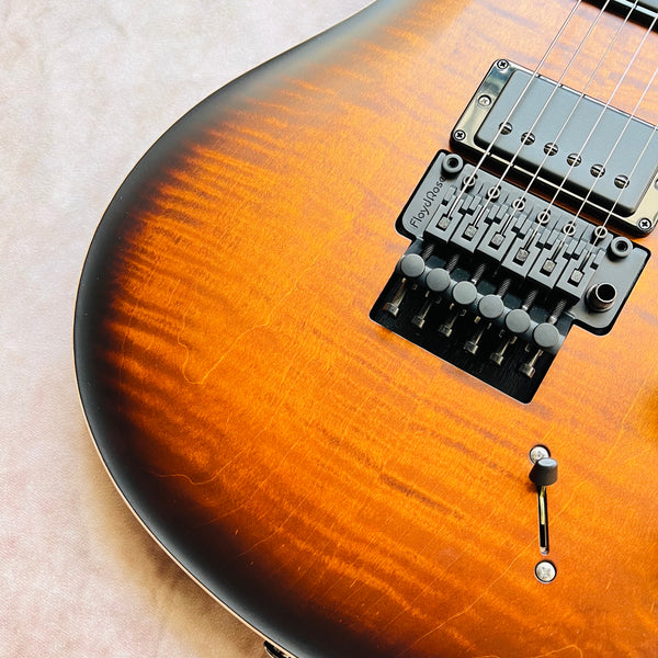 PRS DW CE 24 Floyd Dustie Waring Signature 2023 - Burnt Amber Smokeburst - 4