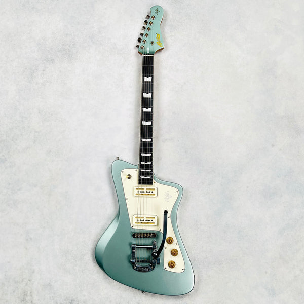 2024 Baum Wingman Offset Electric Guitar with Bigsby - Ocean Mist - 2