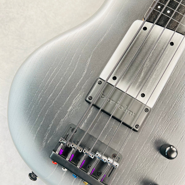 Ibanez GWB25TH Gary Willis 25th Anniversary Signature 5-String Fretless 2024 - Silver Wave Burst Flat - 4