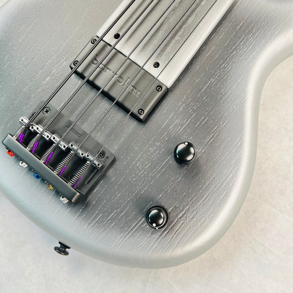 Ibanez GWB25TH Gary Willis 25th Anniversary Signature 5-String Fretless 2024 - Silver Wave Burst Flat - 5