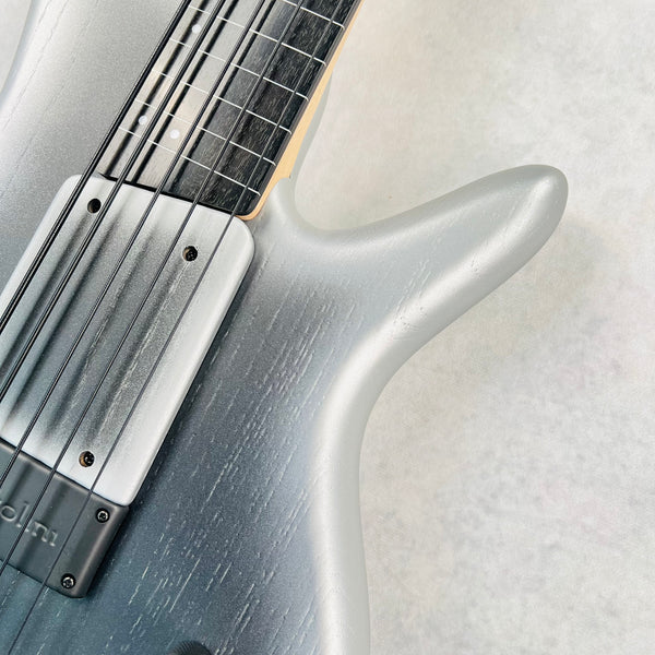Ibanez GWB25TH Gary Willis 25th Anniversary Signature 5-String Fretless 2024 - Silver Wave Burst Flat - 6