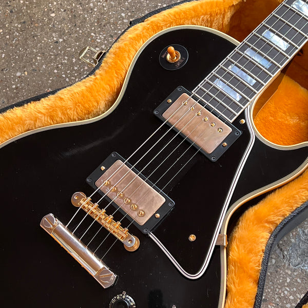 Gibson Custom Shop 1957 Les Paul Custom Murphy Lab Ultra Light Aged 2022 - Ebony - 7