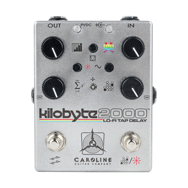Caroline Guitar Company Kilobyte 2000 Lo-Fi Delay Pedal - Gray - 1