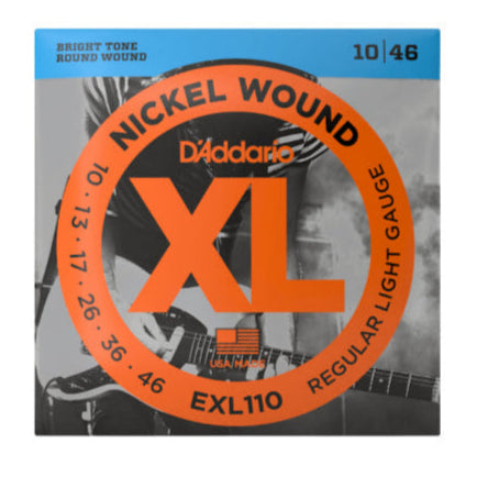 D'Addario EXL110 Nickel Wound Light Gauge 10-46 Electric Guitar Strings - 1