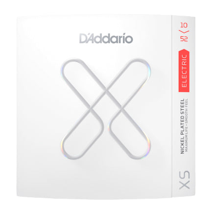 D'Addario XSE1052 10-52 Light Top Heavy Bottom XS Nickel Coated Electric Guitar Strings - 1