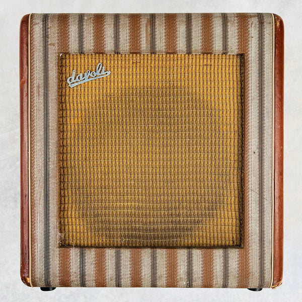 Davoli Model 1251 1x10" Combo 1950 - Brown Vintage Guitar Amplifier - 1