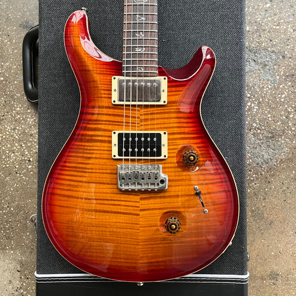 PRS Custom 24 10-Top 2009 - Dark Cherry Sunburst - 1