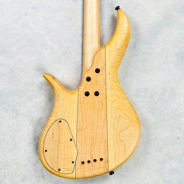 F Bass AC4 Alain Caron Signature Chambered 4-String Bass - Natural - 10