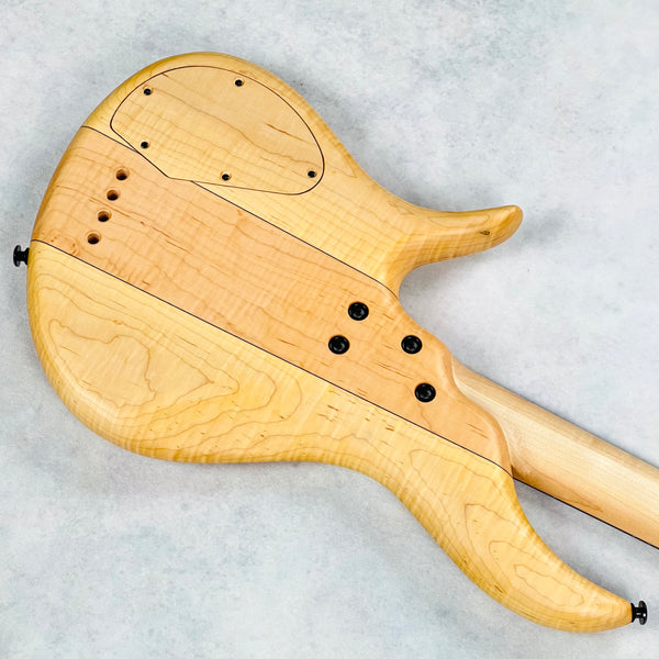 F Bass AC4 Alain Caron Signature Chambered 4-String Bass - Natural - 14