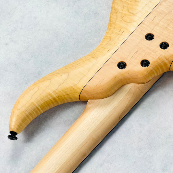 F Bass AC4 Alain Caron Signature Chambered 4-String Bass - Natural - 16
