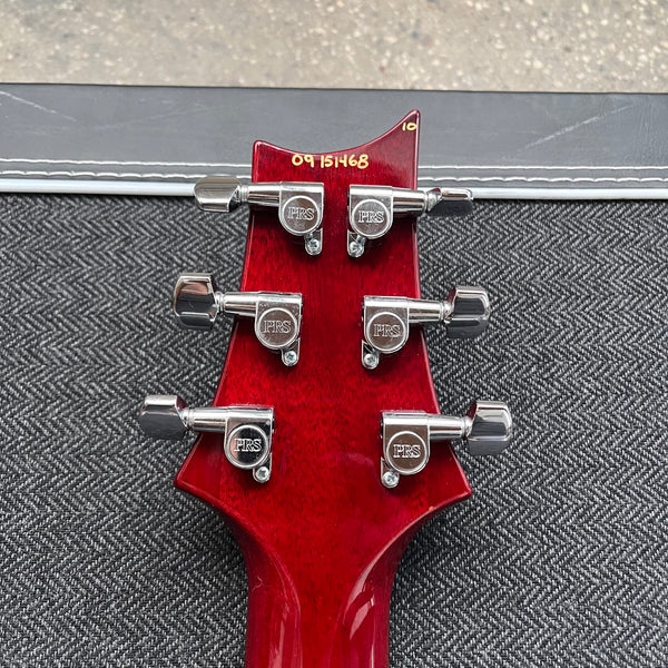 PRS Custom 24 10-Top 2009 - Dark Cherry Sunburst - 10