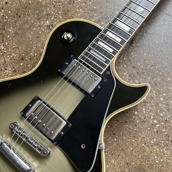 Gibson Les Paul Custom 1982 - Silverburst Vintage Electric Guitar - 3