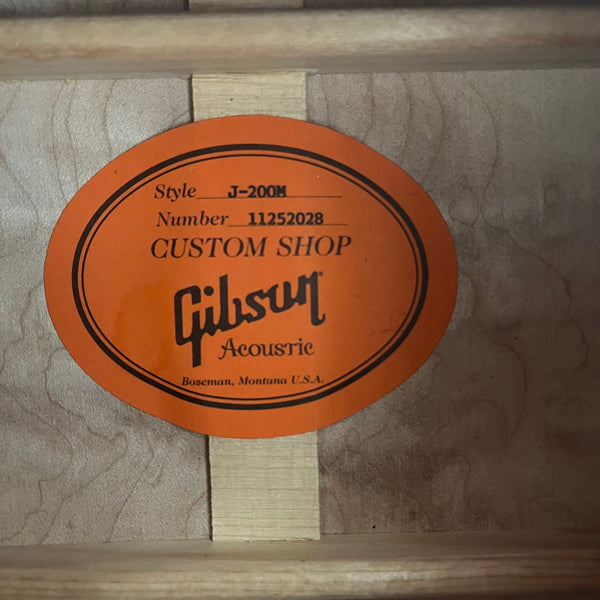 Gibson Custom Shop J-200M 75th Anniversary Quilt Maple 2012 - Natural - 22
