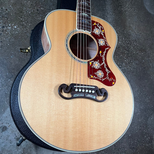 Gibson Custom Shop J-200M 75th Anniversary Quilt Maple 2012 - Natural - 7