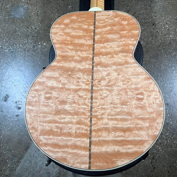 Gibson Custom Shop J-200M 75th Anniversary Quilt Maple 2012 - Natural - 11