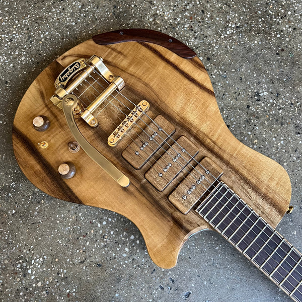 New Orleans Guitar Company Voodoo Custom 2020s - Natural - 7