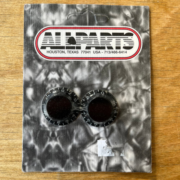 Allparts Black Bell Knobs PK-0140-023