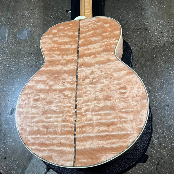 Gibson Custom Shop J-200M 75th Anniversary Quilt Maple 2012 - Natural - 13