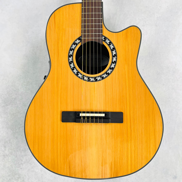 Ovation Pro Series 1773AX-4-G Nylon String Classical Acoustic Guitar 2023 - Natural - 1