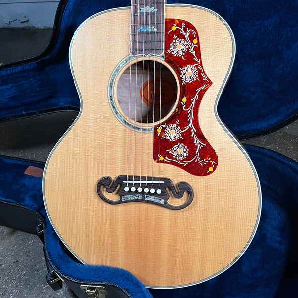 Gibson Custom Shop J-200M 75th Anniversary Quilt Maple 2012 - Natural - 3