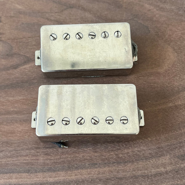 Tom Holmes H450 H455 Humbucker Set Alnico II - Nickel - 1