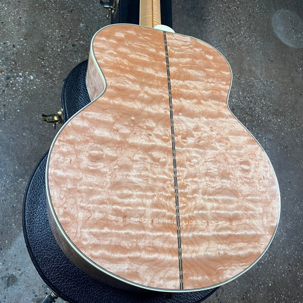 Gibson Custom Shop J-200M 75th Anniversary Quilt Maple 2012 - Natural - 12