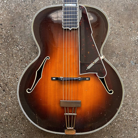 1937 D'Angelico Excel Specs - Sunburst