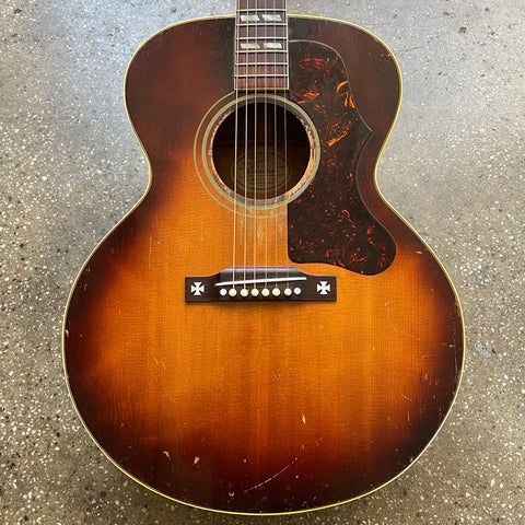 1953 Gibson J-185 Sunburst Vintage Acoustic Guitar Specs