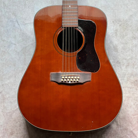 1981 Guild D-212M Specs - Mahogany Brown