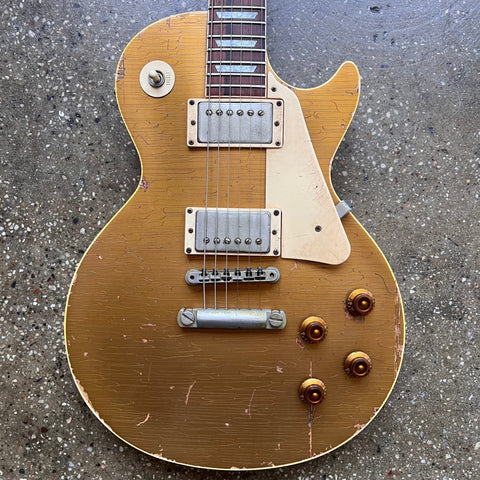 2000 Gibson Custom Shop Custom Shop 1957 Les Paul Standard Aged by Bill Nash Specs - Goldtop