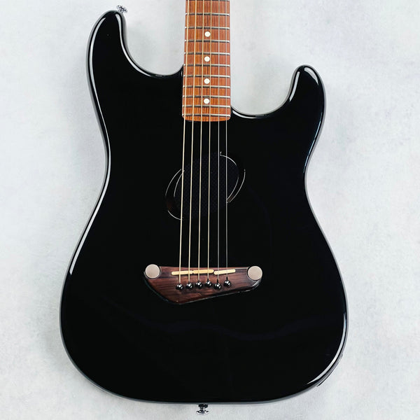 2004 Fender Acoustasonic Stratocaster Specs - Ebony Transparent