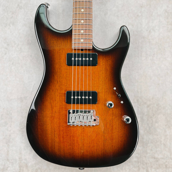 2004 Suhr Standard Chambered Mahogany P-90s Specs - 2-Tone Sunburst