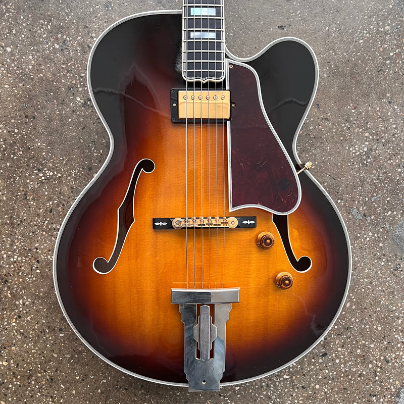 2007 Gibson Custom Shop Wes Montgomery L-5CES Built By James Hutchins Arcthop Hollow Body Electric Guitar Sunburst - 1