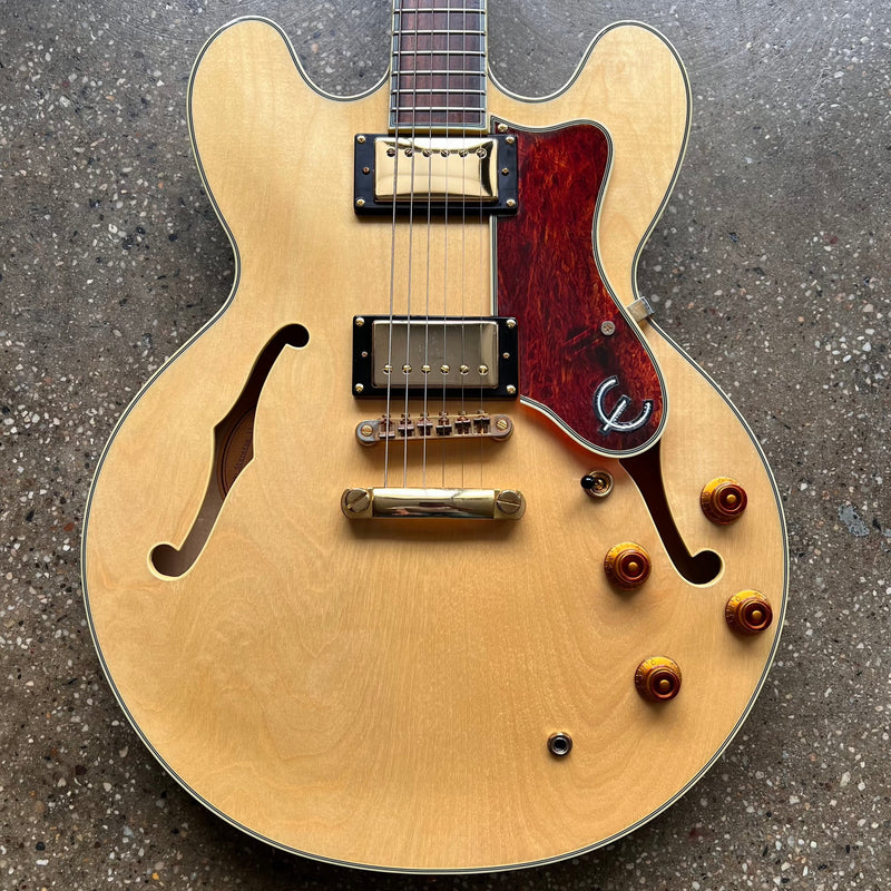 Epiphone Sheraton II 2008 - Natural w/ Hardshell Case - 1