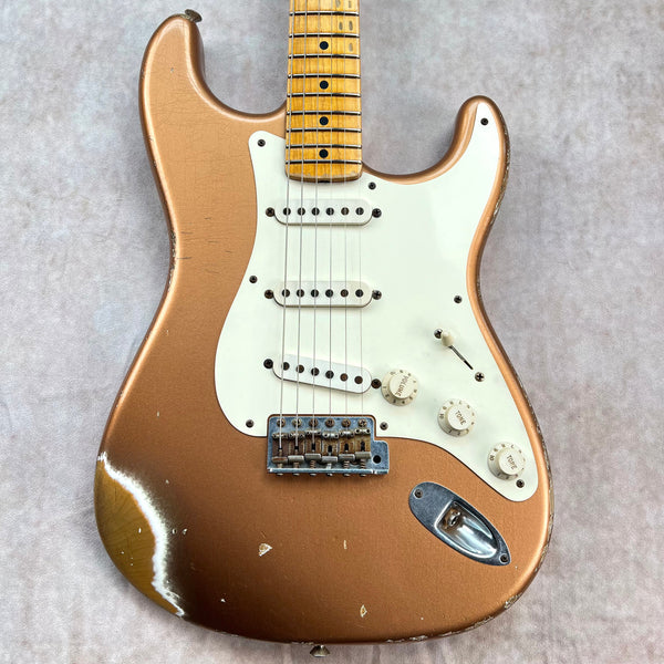 2008 Fender Custom Shop 1956 Stratocaster Relic Specs - Copper Metallic