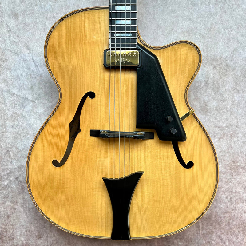 Hofner Chancellor Hand Carved Archtop 2008 - Antique Natural