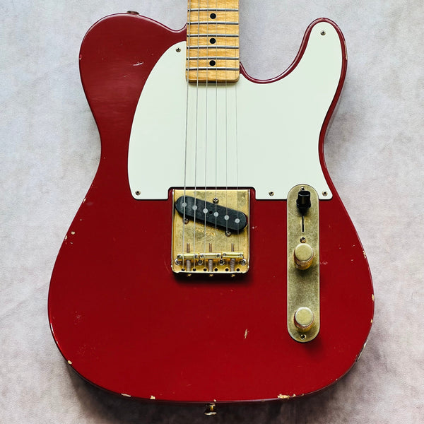 2010 Fender Custom Shop Custom Esquire Relic Specs - Dakota Red