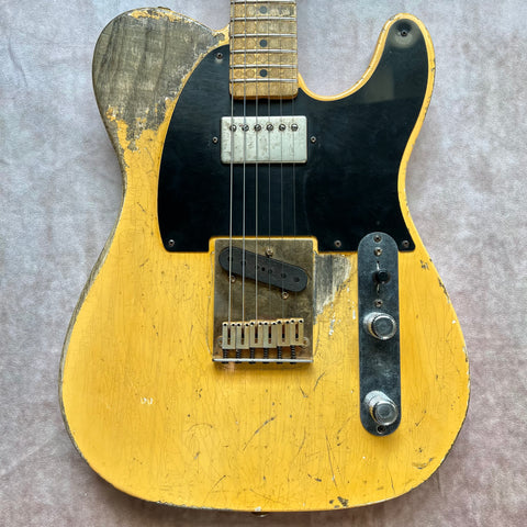 2012 Fender Custom Shop 1953 Telecaster Heavy Relic Micawber Specs - Nocaster Blonde