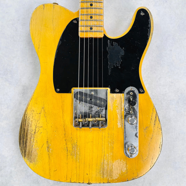 2016 Fender Custom Shop 1950s Esquire Heavy Relic Masterbuilt By Dale Wilson Specs - Smoked Butterscotch Blonde